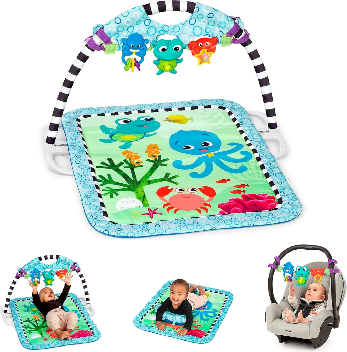 BABY EINSTEIN Neptune's Discovery Reef alfombra educativa 3 en 1 0+