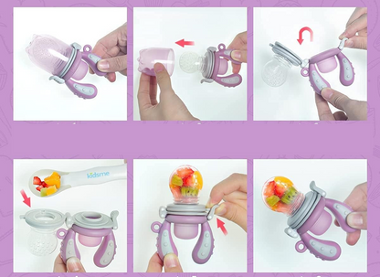 KIDSME mordedor dispensador de frutas para bebés de 4 a 24 meses