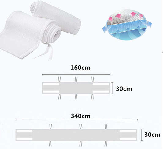 Protector para cuna malla 340x30 + 160x30
