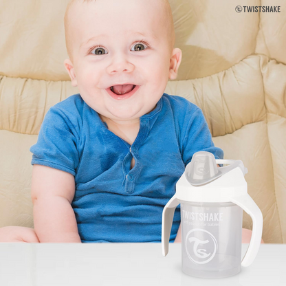 TWISTSHAKE Mini vaso antiderrames con boquilla y batidor 230 ml 4 m+