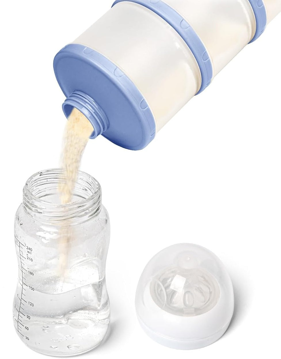 TERMICHY recipiente para leche de fórmula 3 x 60 g