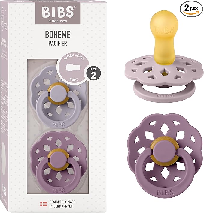 BIBS BOHEME chupetes calmantes 2 pack caucho 6+