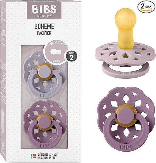 BIBS BOHEME chupetes calmantes 2 pack caucho 6+