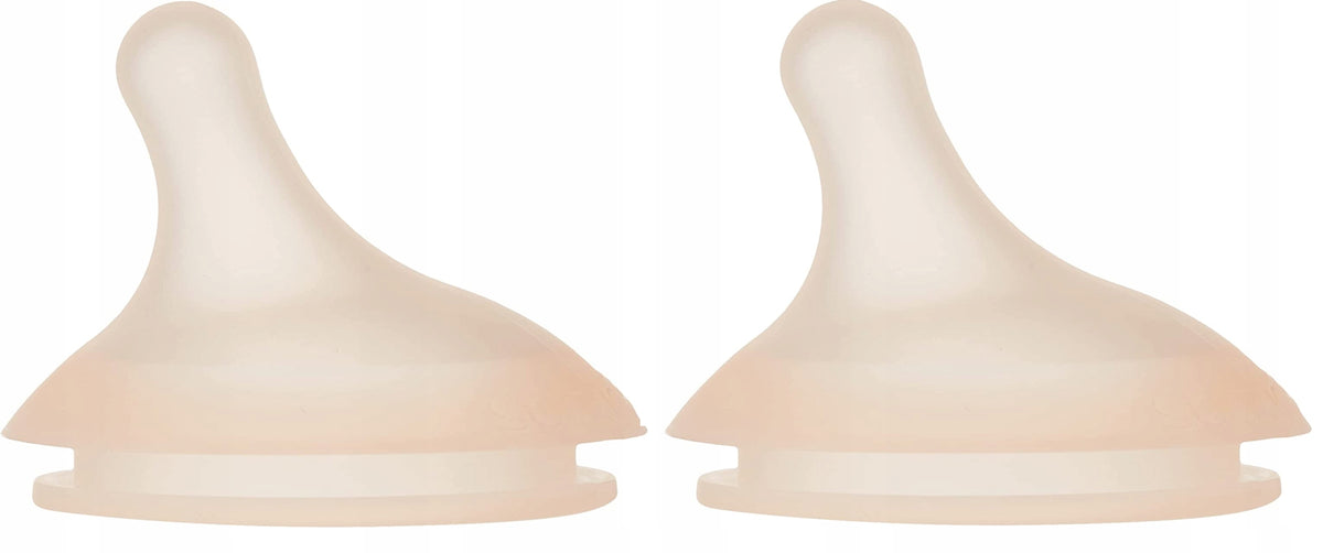 SUAVINEX Zero Zero smoczek do butelki x2 3m+ silikonowy smoczek M, średni przepływ