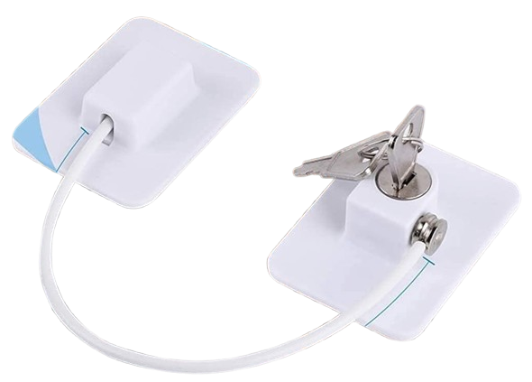 CHILD WINDOW SECURITY protector de acero para ventanas y armarios 1 unidad