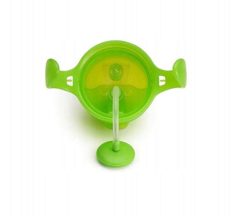 MUNCHKIN Tip&Sip kubek niekapek 6msc+ 207ml obciążona słomka zielony kubek dla dzieci