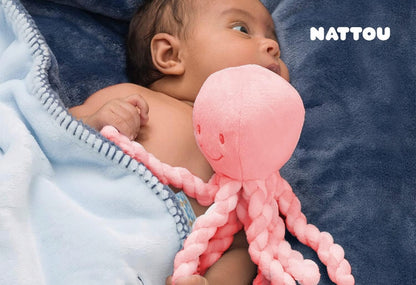 NATTOU peluche con caja de música La-Le-Lu PULPO 20 cm