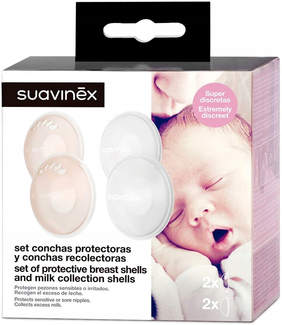 SUAVINEX conchas recolectoras y protectoras de leche materna