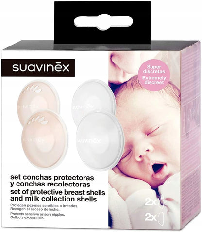 SUAVINEX conchas recolectoras y protectoras de leche materna