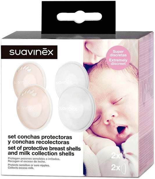 SUAVINEX conchas recolectoras y protectoras de leche materna