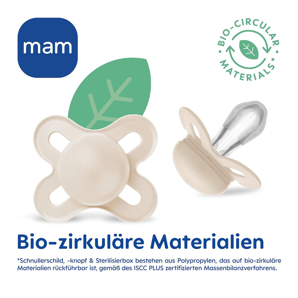 MAM Original Start smoczki uspokajające Day&Night 0-2m x4 ŚWIECĄCE, bio-zirkuläre materiały