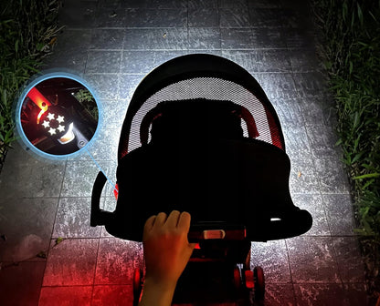 AMTEKER luces impermeables para cochecito 8 cm 2 unidades