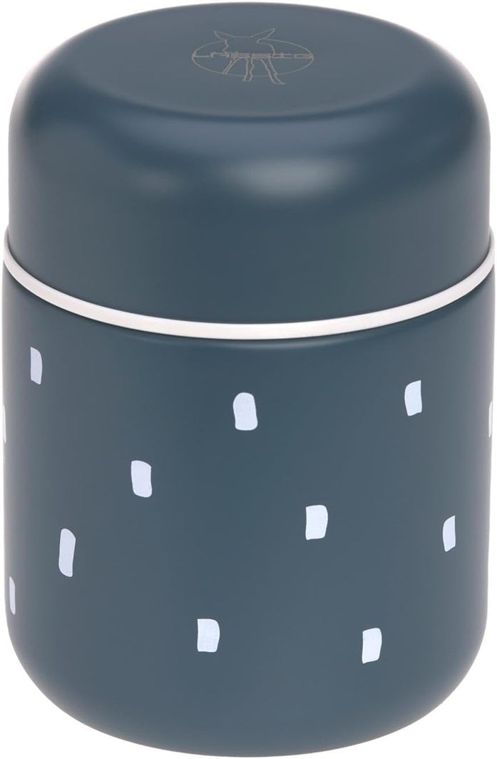 LASSIG Tarro para comida Happy Prints de acero inoxidable 350 ml termo