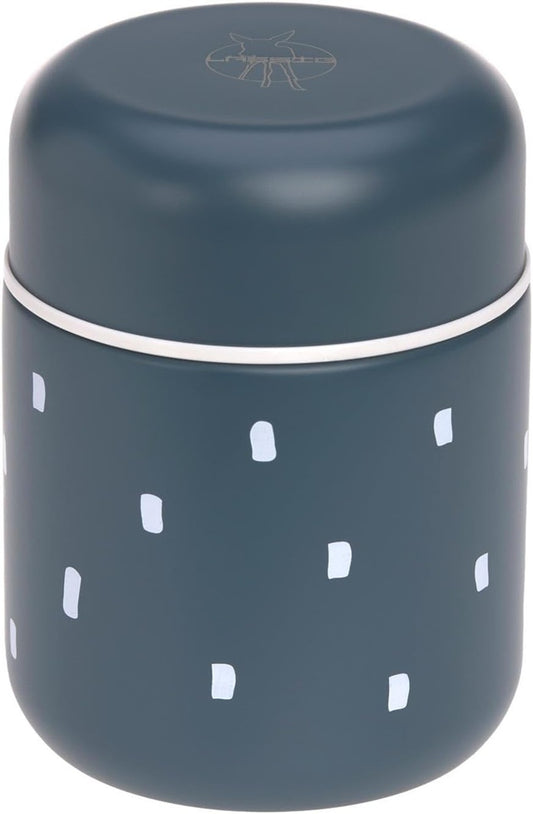 LASSIG Tarro para comida Happy Prints de acero inoxidable 350 ml termo