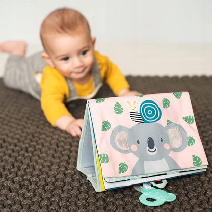 TAF TOYS książka sensoryczna kontrastowa LUSTERKO z koalą dla niemowląt 0m+ wielokolorowa, wolna od BPA