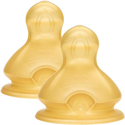NUK First Choice Plus tetinas de látex L x2 para alimentos espesos
