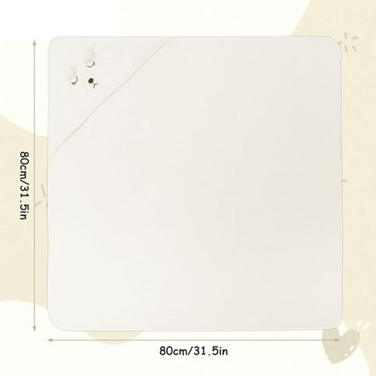 Toalla con capucha AOLSO 80x80 cm