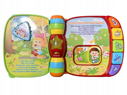 VTECH Libro electrónico educativo Rhymes en INGLÉS para niños