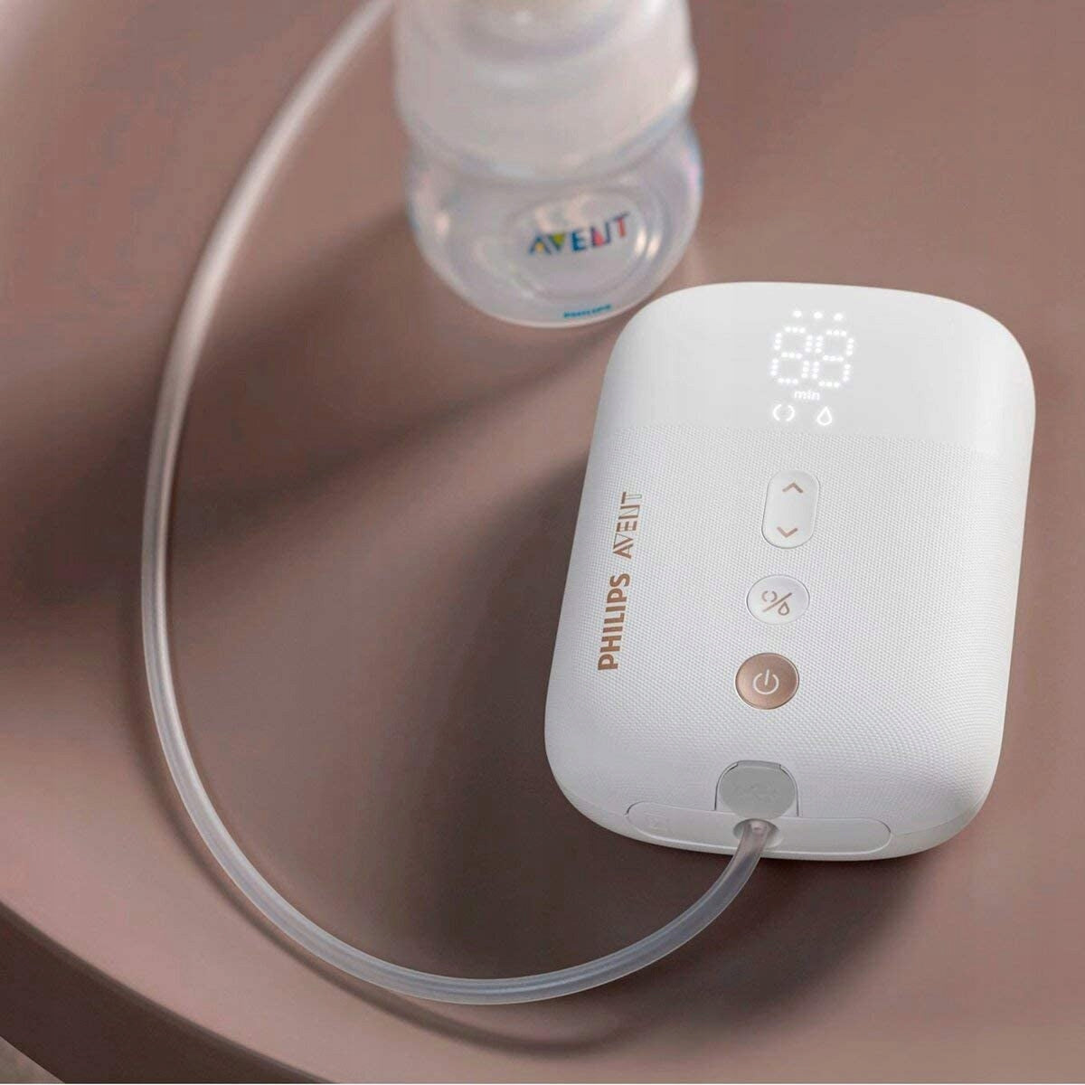 PHILIPS AVENT SCF396/11 LAKTATOR elektryczny, pojedynczy różowy z technologią Natural Motion