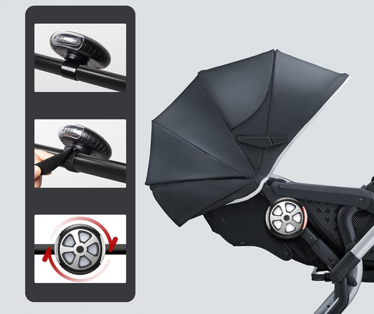 AIWORTHY lámpara impermeable para cochecito 8 cm 1 unidad