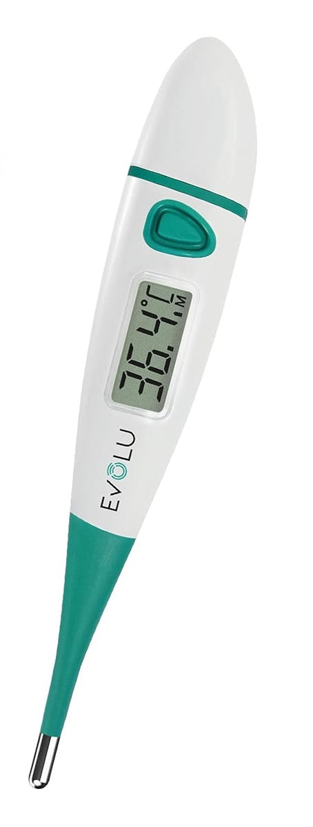 EVOLU DMT-4318 termómetro digital con punta flexible + estuche 10 segundos