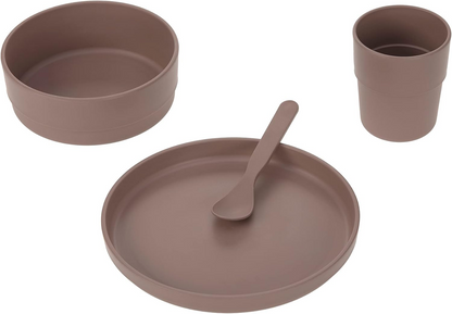 LASSIG set de vajilla sin melamina Choco