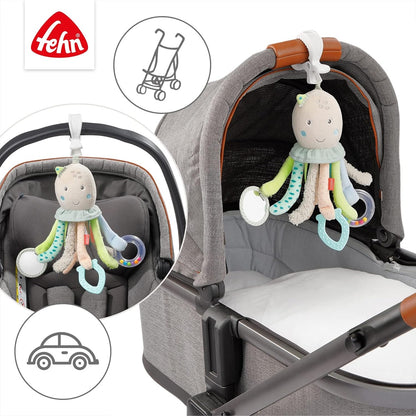 FEHN móvil para cochecito, cuna o silla de coche PULPO 32 cm