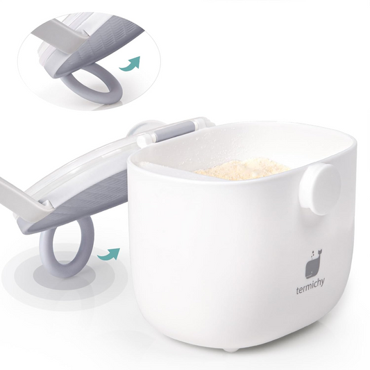 TERMICHY recipiente para leche de fórmula 500 ml 250 g + cuchara medidora