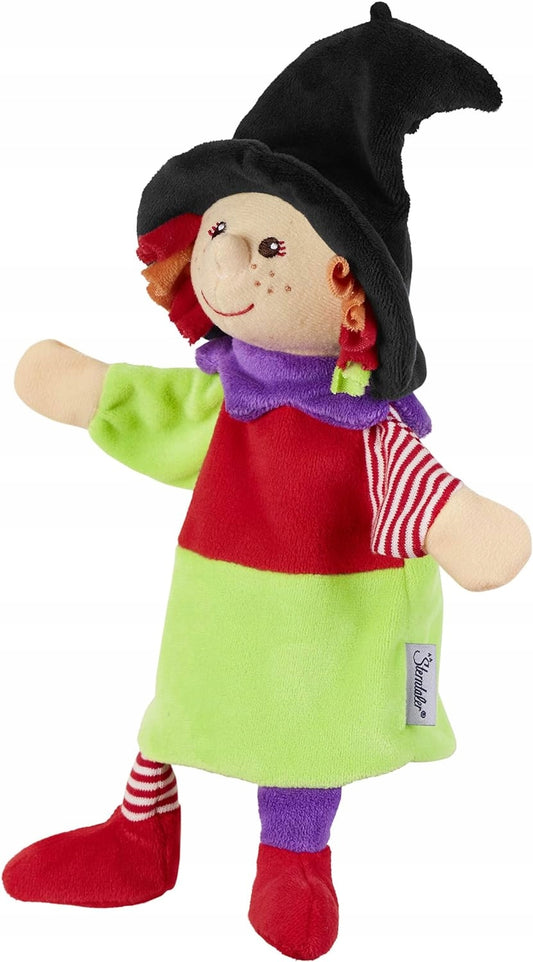 STERNTALER pluszowa pacynka do odgrywania ról CZAROWNICA 22 cm "N, kolorowa pacynka dla dzieci