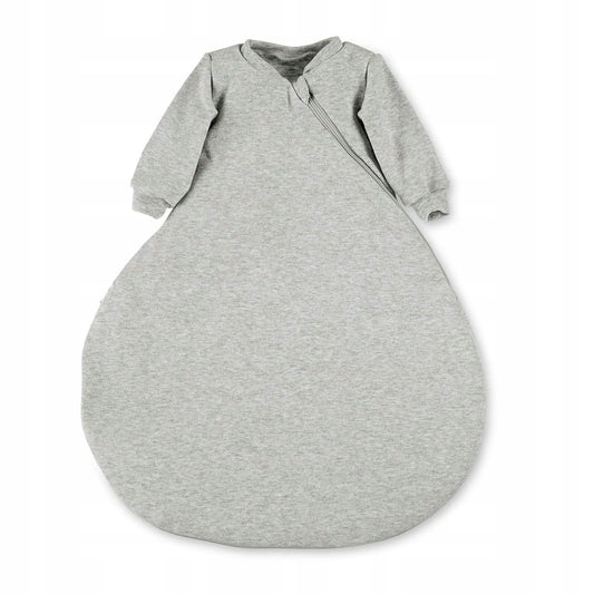 STERNTALER śpiworek z rękawami 1TOG 56cm "O szary dziecięcy śpiwór z zamkiem błyskawicznym