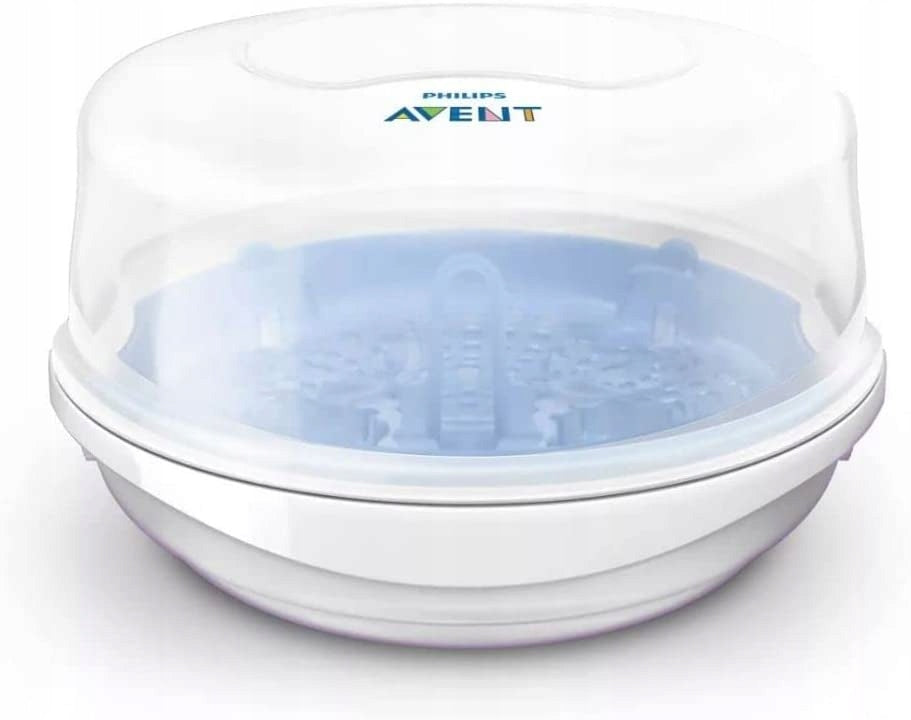 PHILIPS AVENT sterylizator mikrofalowy SCF281/02, biały, do 4 butelek, szybka sterylizacja w 2 minuty