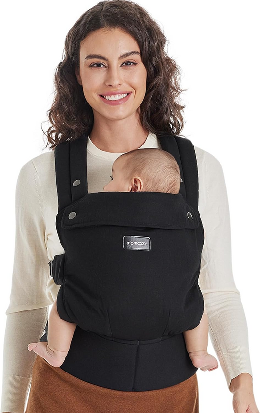 MOMCOZY portabebés ajustable para recién nacidos y bebés de 3-20 kg