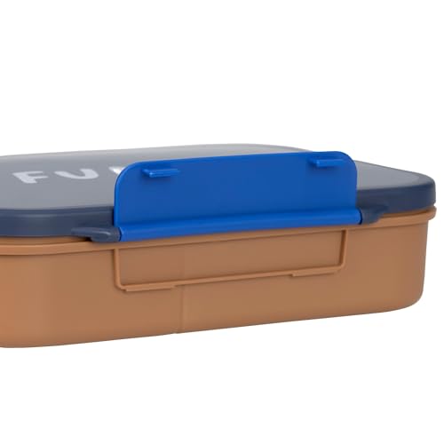 LÄSSIG Little Gang Smile fiambrera con compartimentos tipo bento