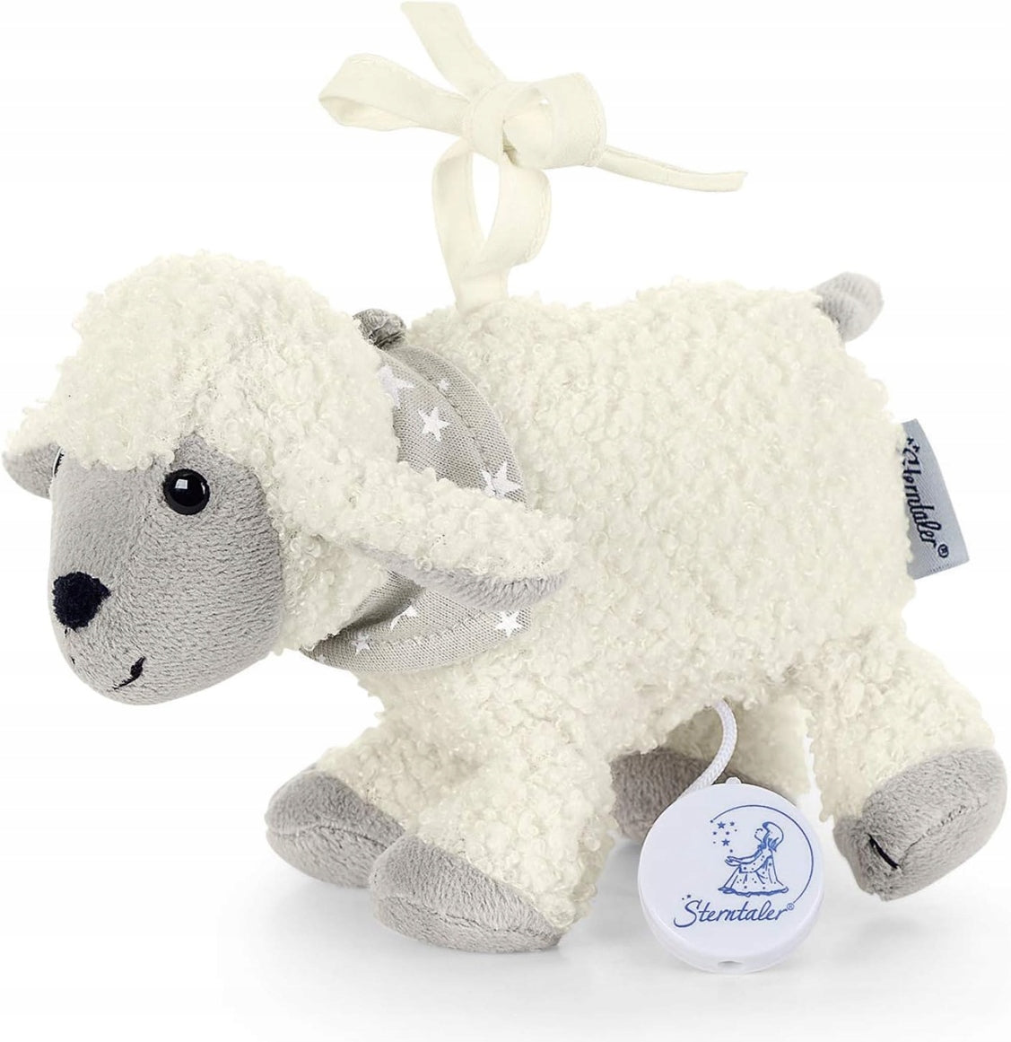 STERNTALER Oveja Stanley peluche con caja de música S 11 x 14 cm