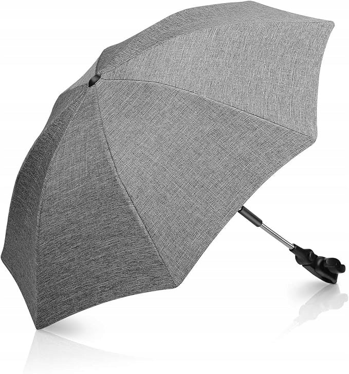 WINLOAD parasol ochronny do wózka średnica 73 cm promienie UV wodoodporny, szary parasol SPF 50