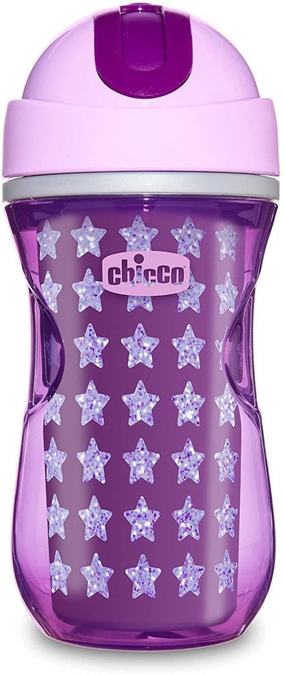 CHICCO Vaso Sport antiderrame con pajita 300 ml 14 m+