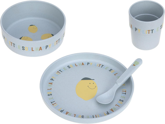 LASSIG juego de vajilla Happy Fruits Lemon sin melamina