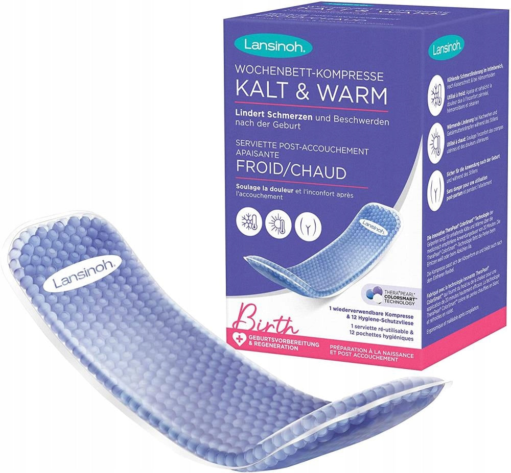 LANSINOH compresa de gel CALIENTE / FRÍA para la zona íntima