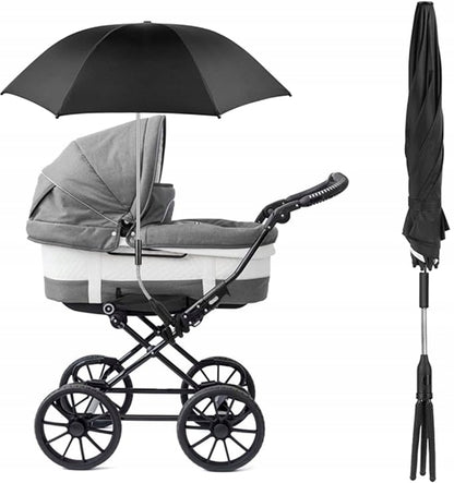 RIOGOO sombrilla protectora para cochecito diámetro 73 cm protector UV 50+ impermeable