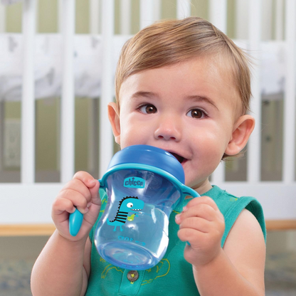 Vaso de transición CHICCO con pico y asas 200 ml 4 meses+