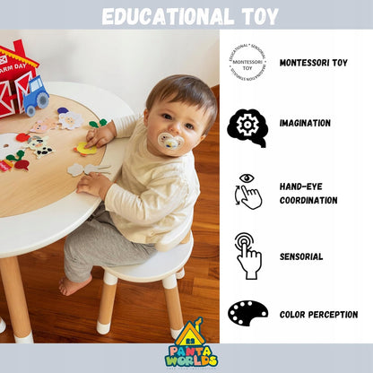 libro sensorial educativo MI DÍA EN LA GRANJA para niños