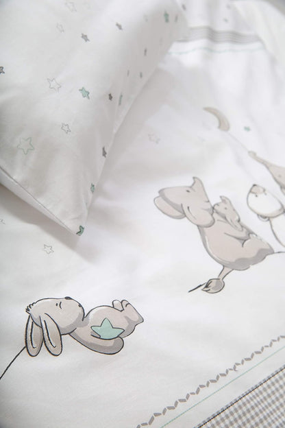 ROBA juego de ropa de cama 2 piezas MAGIA DE ESTRELLAS 80x80 / 40x35