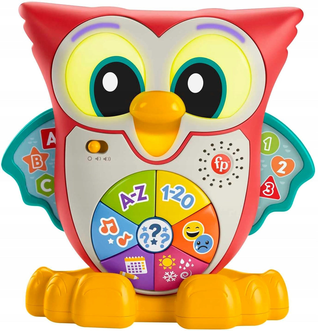 FISHER-PRICE búho interactivo con luces, 90 melodías y frases en francés, 18 m+