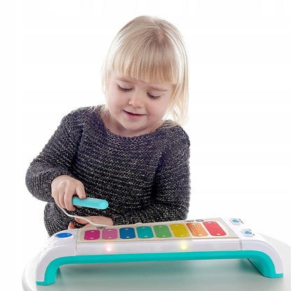 HAPE Baby Einstein KSYLOFON drewniany instrument, kolorowy ksylofon dotykowy dla dzieci 12 m+