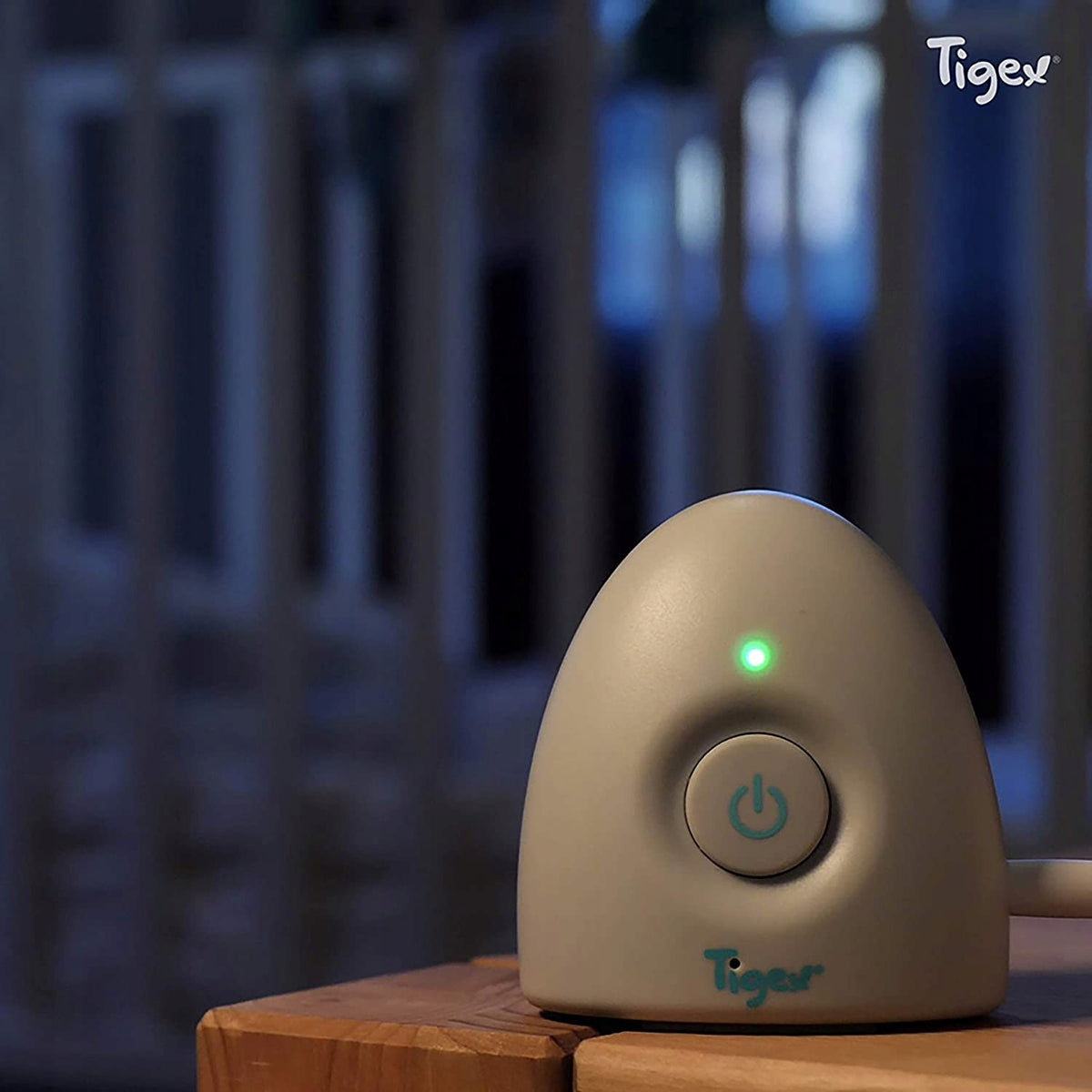 TIGEX EASY PROTECT elektroniczna niania audio 1, szary odbiornik z diodą LED