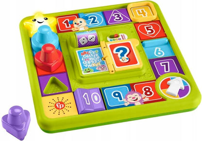 FISHER-PRICE HRB74 tablero de juego interactivo 40 sonidos idioma alemán