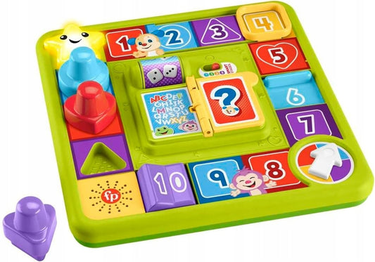 FISHER-PRICE HRB74 tablero de juego interactivo 40 sonidos idioma alemán
