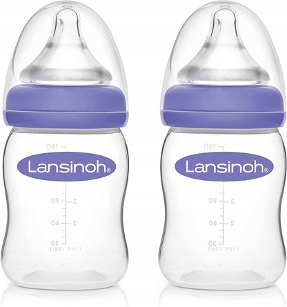 LANSINOH biberones 160 ml x2 tetinas S