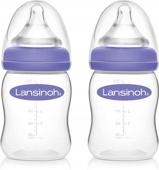 LANSINOH biberones 160 ml x2 tetinas S