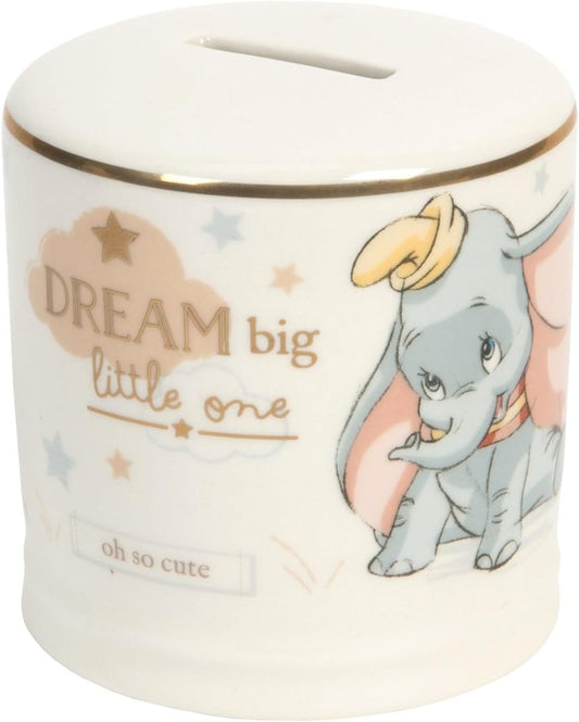 Hucha de cerámica Disney WIDDOP & Co Elefante Dumbo 8,5 x 8,5 cm